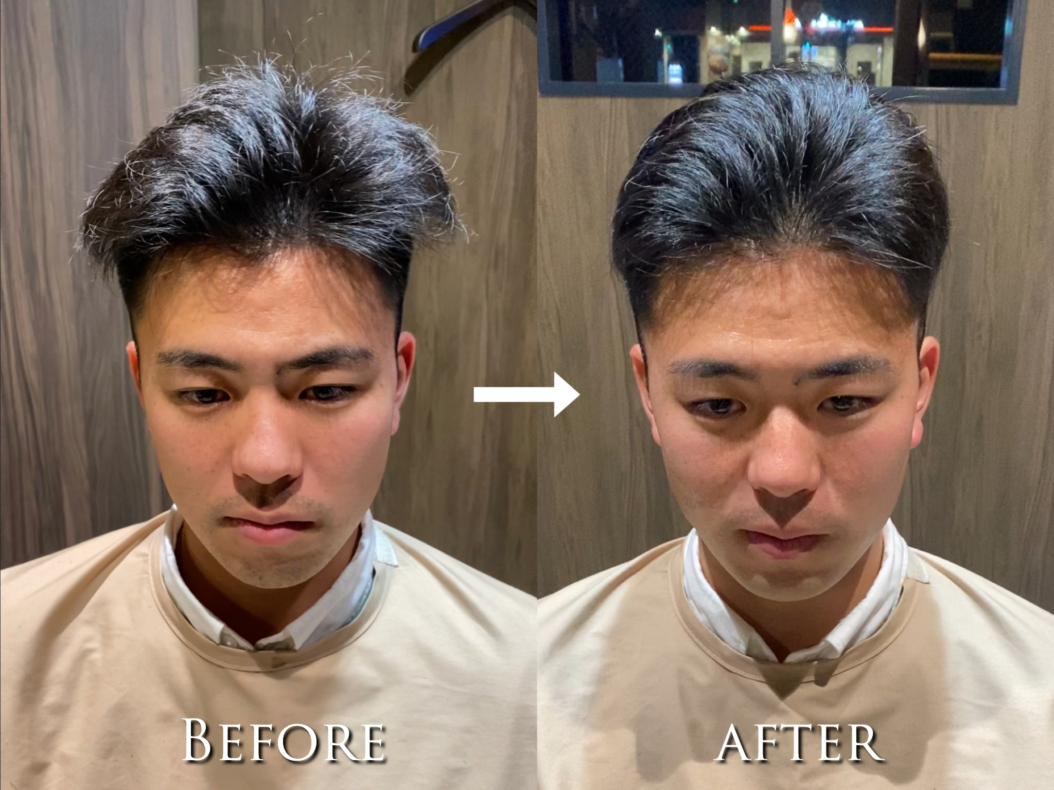 日本人男性は必ず見ないと後悔します どんなに膨らむ髪の毛でも綺麗に収まるダウンパーマで横が膨らむ悩みを解決します The Traditional Bespoke Barber